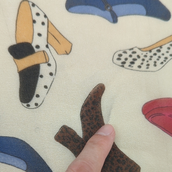 01512 Echo Shoes Animal Print Silk Square Scarf Tan cowgirl western rustic boho - Picture 7 of 7